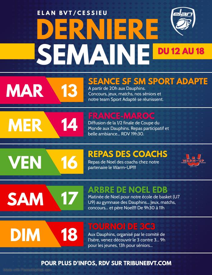 Upcoming events fait avec postermywall 4